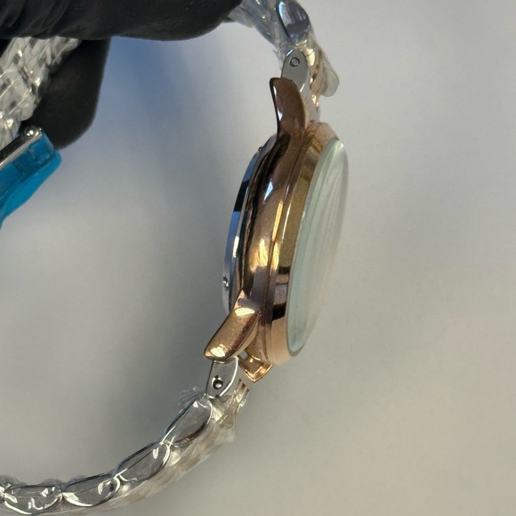 Emporio Armani AR2116 Rose Gold Ladies’ Stainless Steel 31mm Dress Watch - Picture 6 of 13